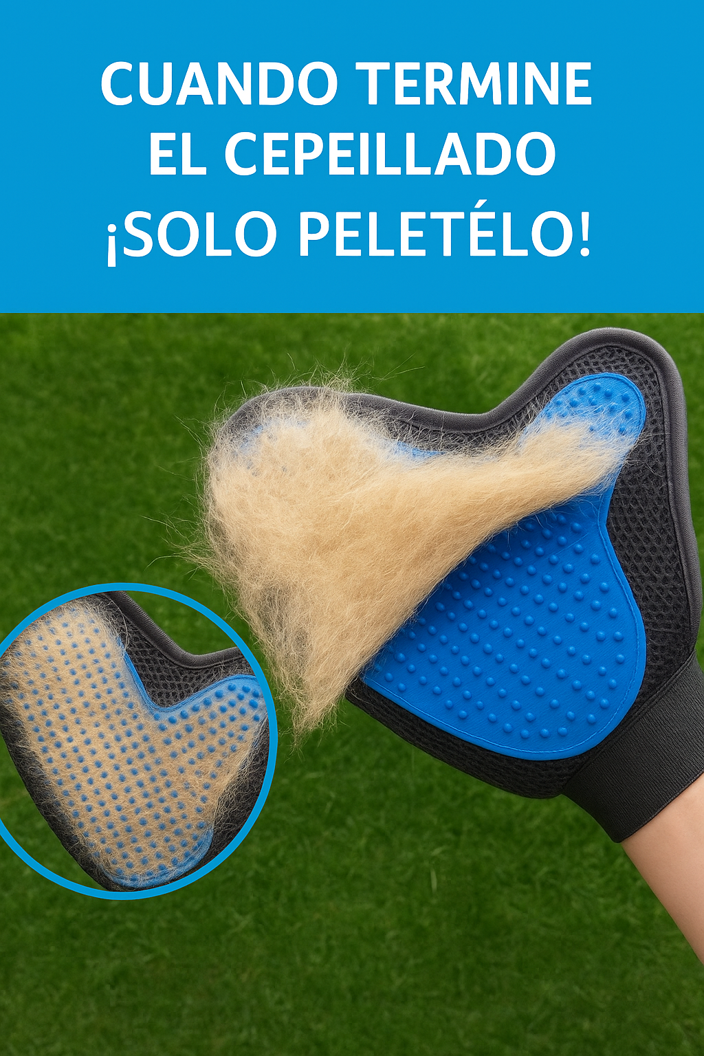 Cepillo Manopla Para Mascota